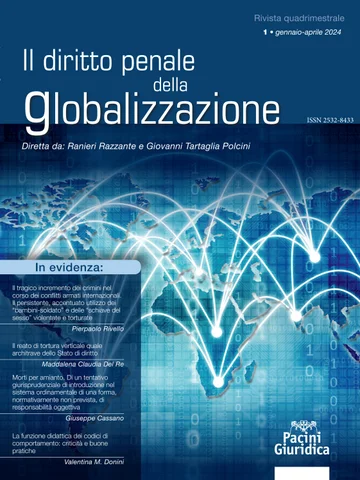 cover Diritto Penale della Globalizzazione
